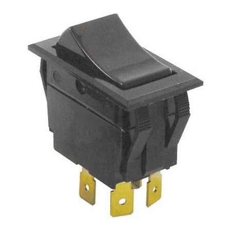 Allpoints Rocker Switch 7/8 x 1-1/2" DPST For Cres Cor, CRE0808-116K 42-1027
